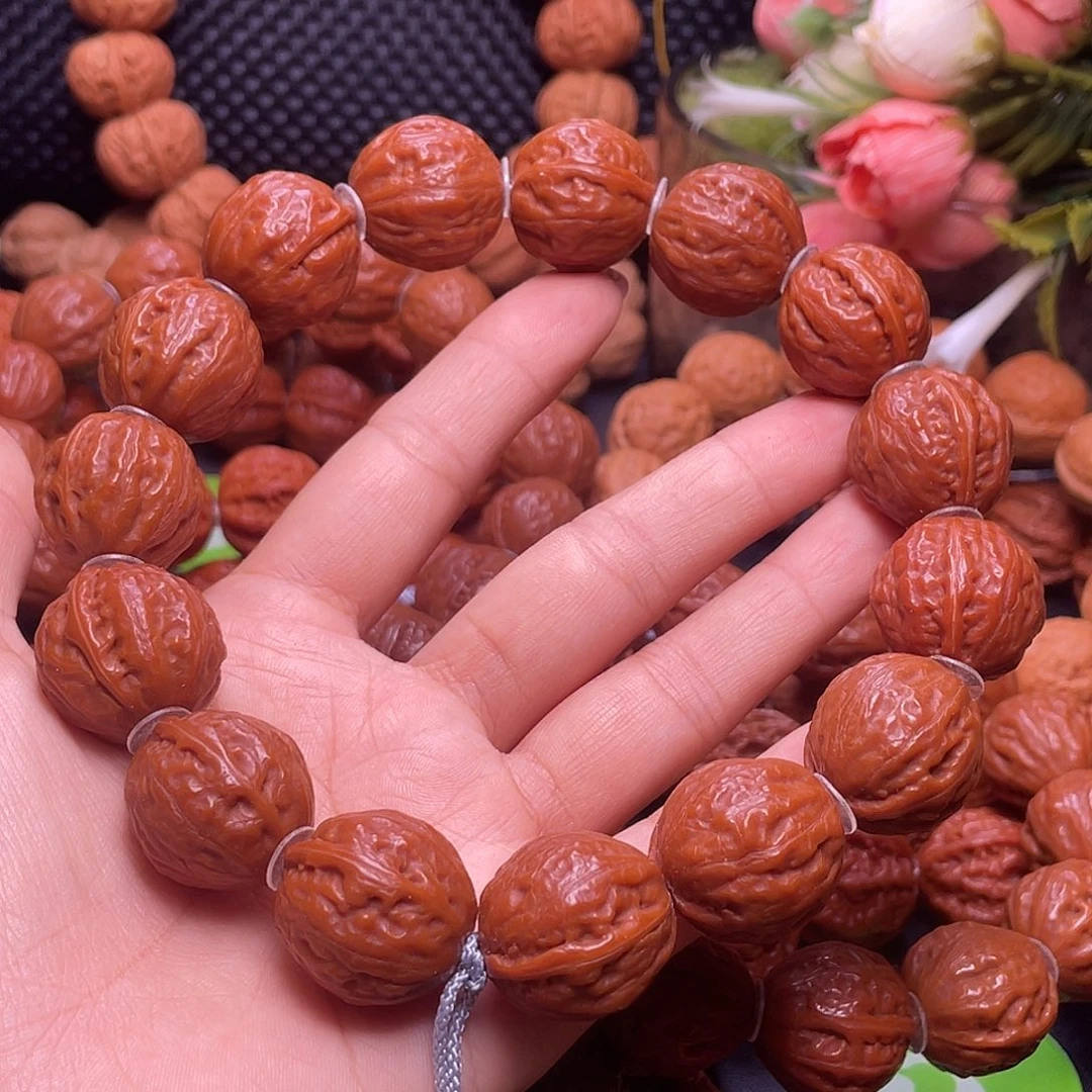 L***.文玩核桃手串小光头22