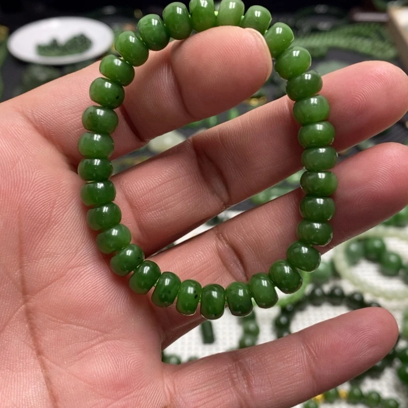 【闪购商品】和田玉（碧玉）手链未镶嵌