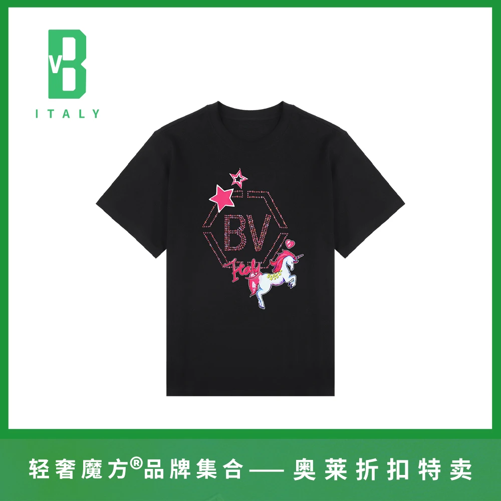 轻奢魔方25新款夏季经典重磅克重纯棉T恤衫BV169