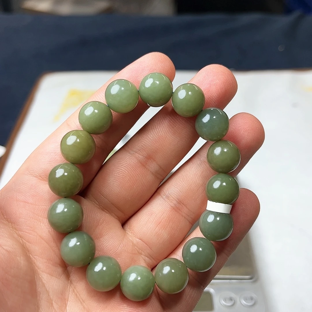 和田玉未镶嵌手链18