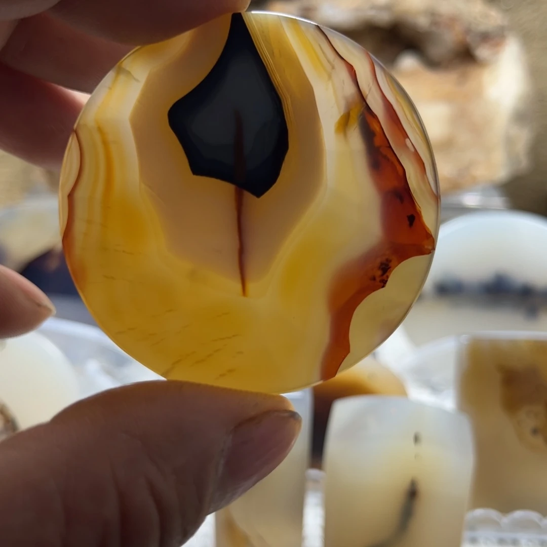 玛瑙/玉髓未镶嵌吊坠(不含链)