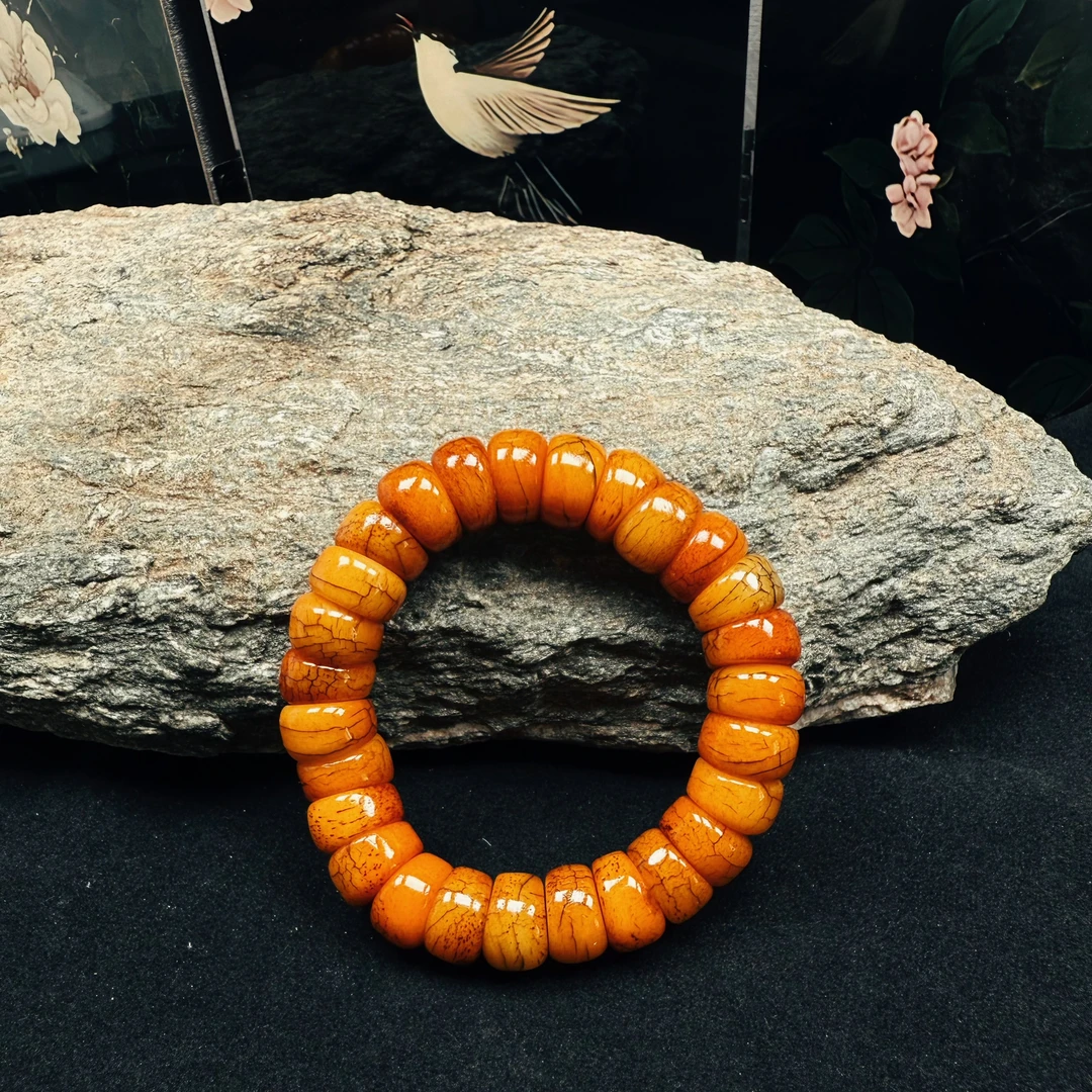 非金属珐琅手链 精美藏式经典大肠手串