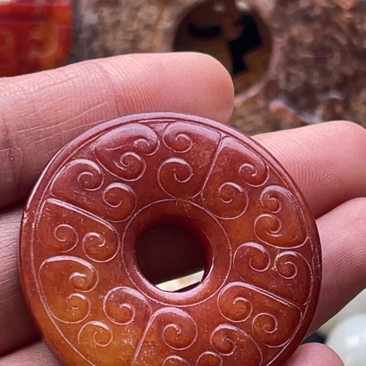 和田玉戒指未镶嵌糖***了