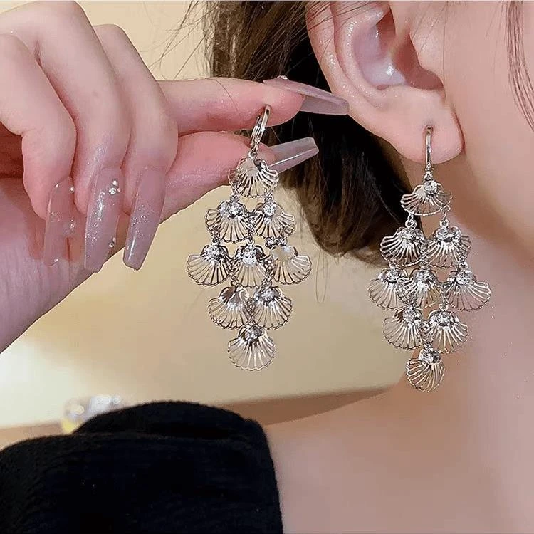 合金耳饰 铜合金饰品时尚百搭气质小众韩版个性耳环女