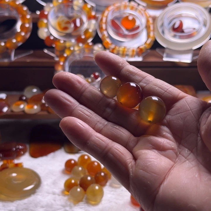 a***a玛瑙/玉髓手链合金