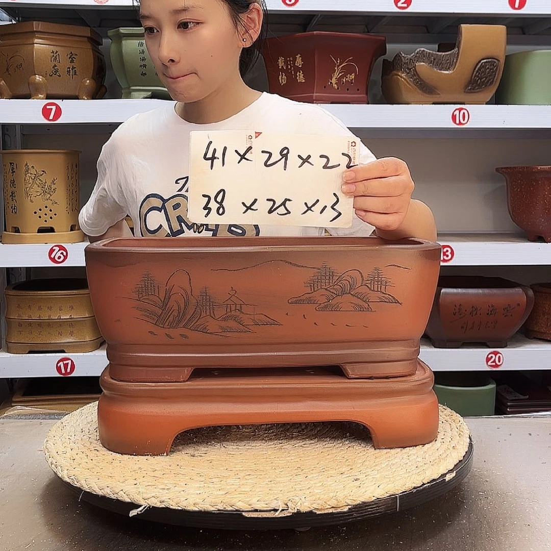 紫砂花盆紫砂花盆