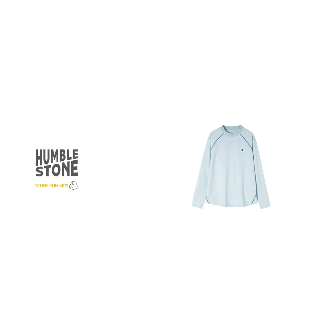 HUMBLE STONE悍石 户外防晒 拼接撞色 速干打底衫T恤25005