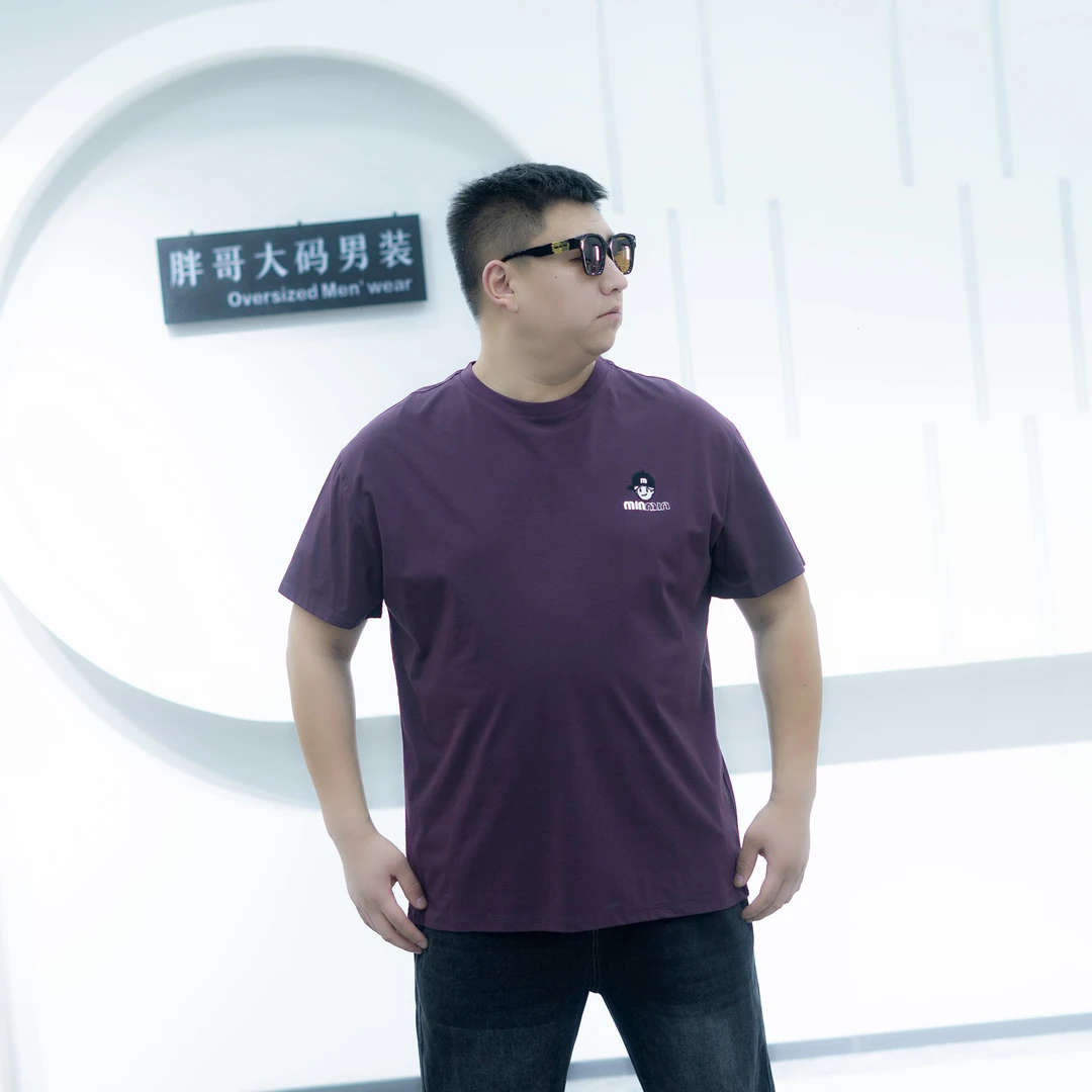 大码男装 春夏季新款 潮流男孩短袖71337