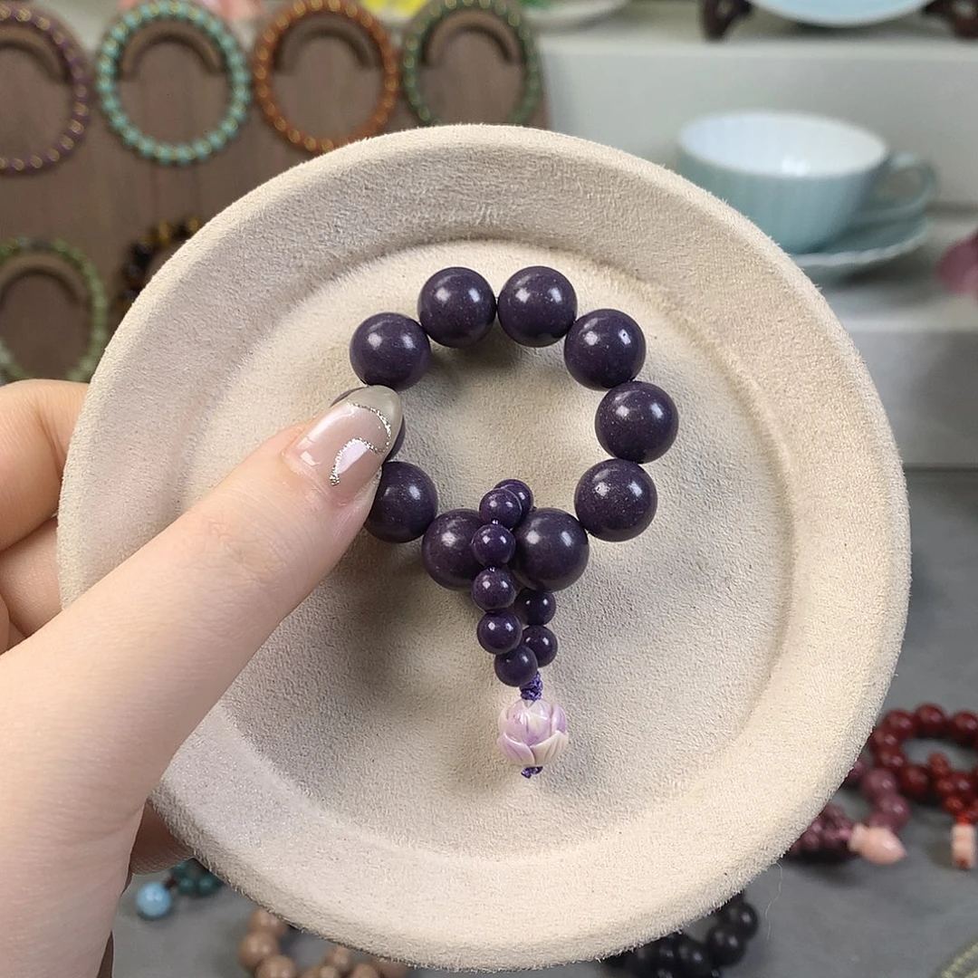 珠串紫气东来手捻 12mm