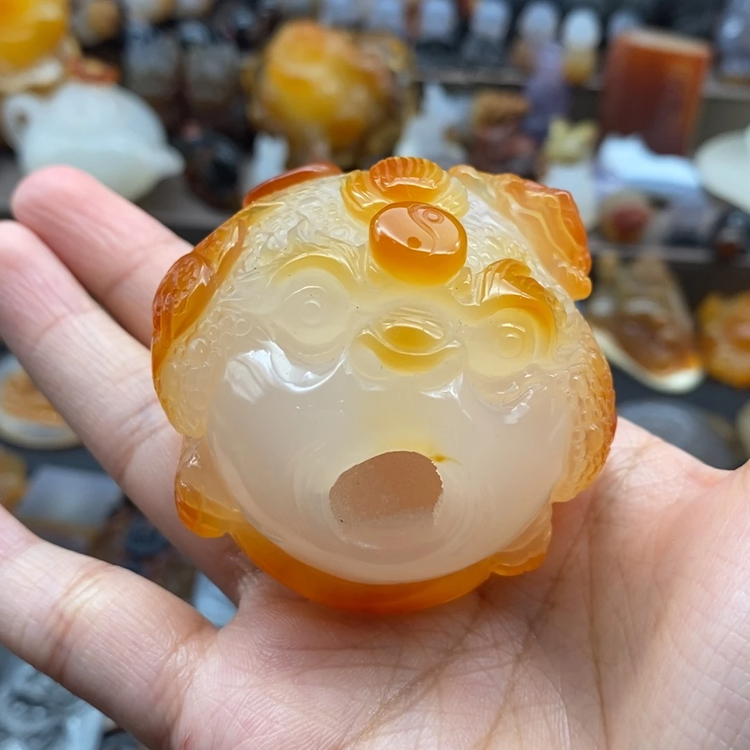 玛瑙/玉髓吊坠(不含链)未镶嵌