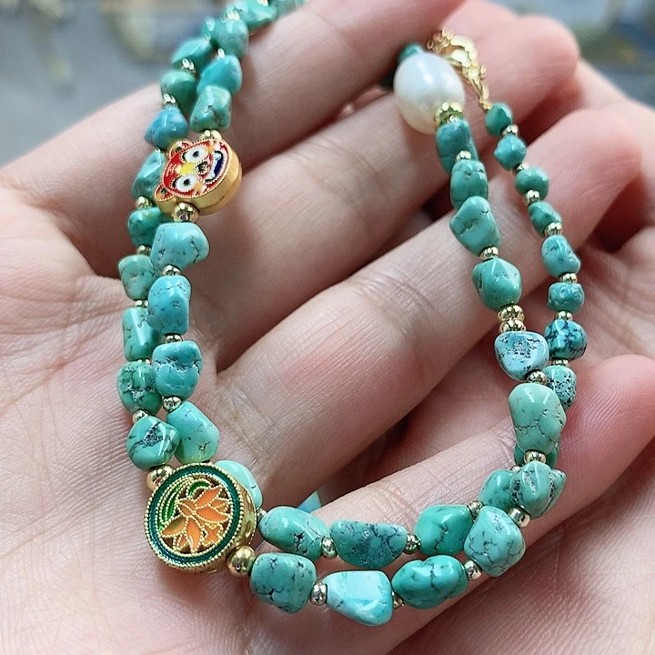 未镶嵌绿松石珠宝奇石