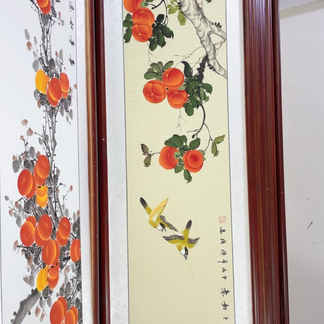 国画带框尺寸48*163厘米