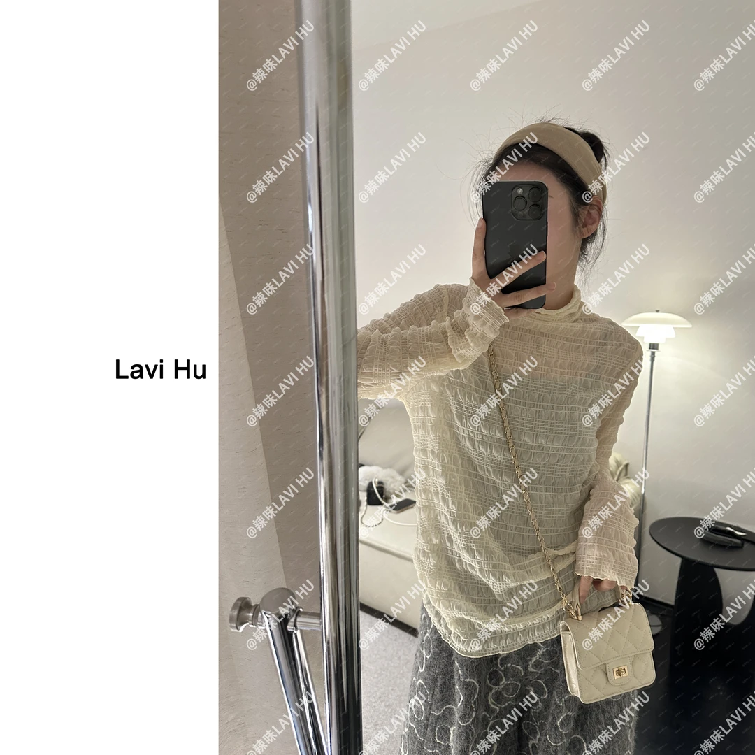 LAVI HU【融雪之时】高领圆领长袖修身休闲打底衫691212+691213