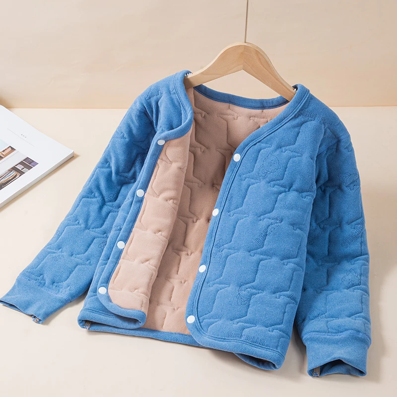 儿童内胆棉服男童女童冬季神器棉衣中大童加绒加厚保暖小棉袄