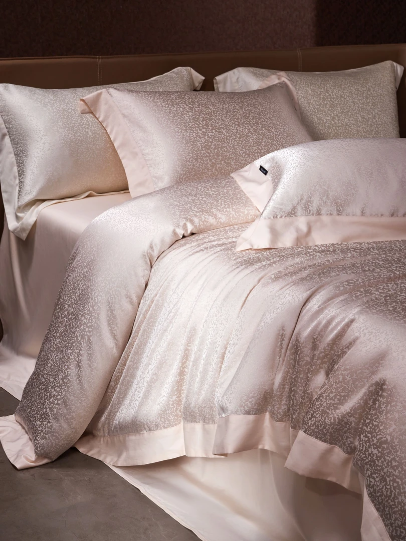 锦东家-肌氨丝！OVWII 高支超细旦色织提花天丝棉高奢四件套艾弗利