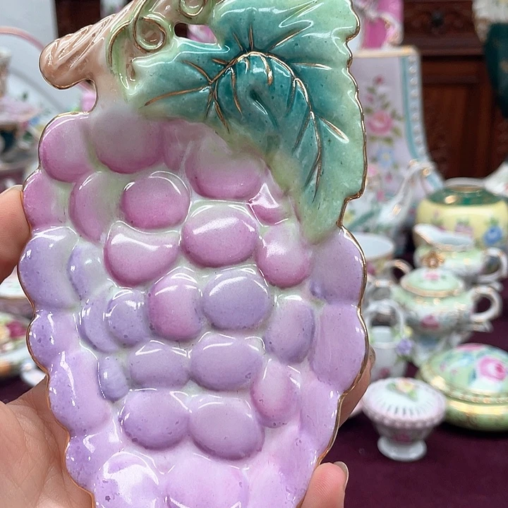 杯碟陶瓷摆件陶瓷