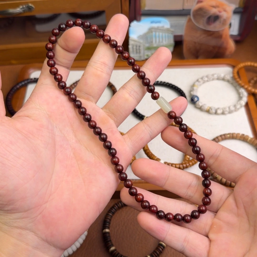 手串未镶嵌檀香紫檀（小叶紫檀）