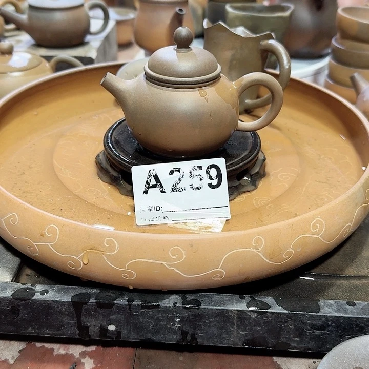 紫砂茶壶黎*佳坭兴陶柴烧