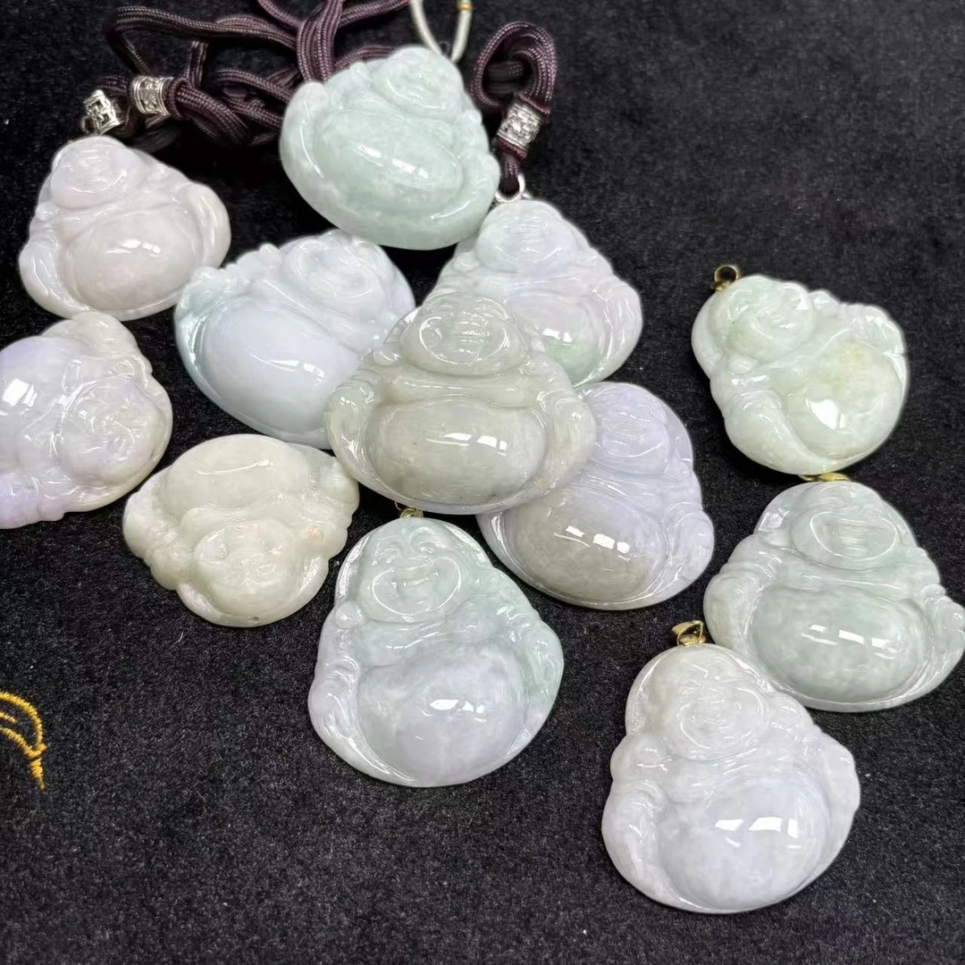 天然A货翡翠佛公吊坠-c421-多样性发一