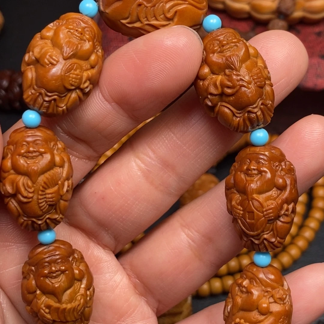 吊坠橄榄核橄榄核雕刻手串手链项链