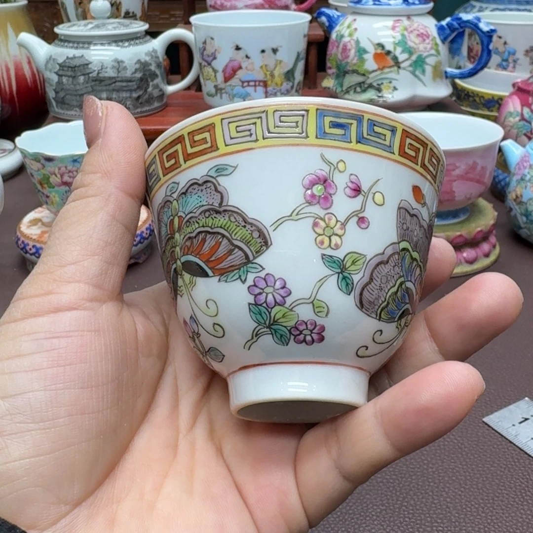 瓷片景德镇仿古手工制作精品展示