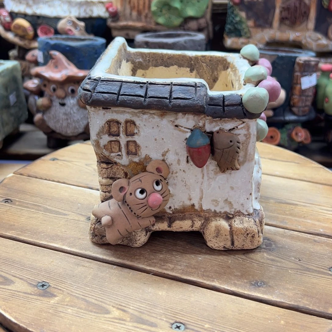 嘻哈多肉花盆百搭