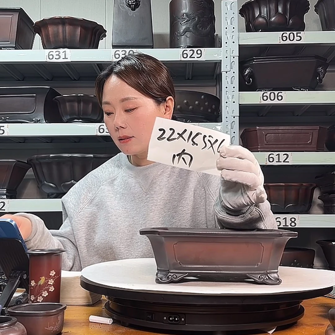 紫砂花盆宜兴紫砂28号