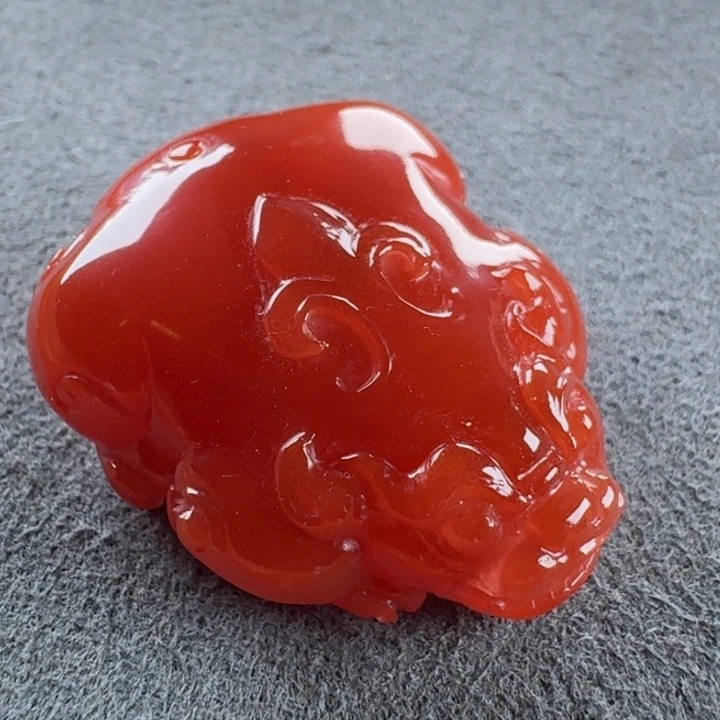 南红玛瑙貔貅未镶嵌