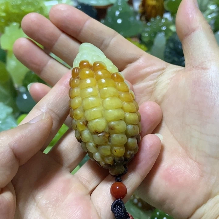 【闪购商品】未镶嵌蛇纹石玉把件
