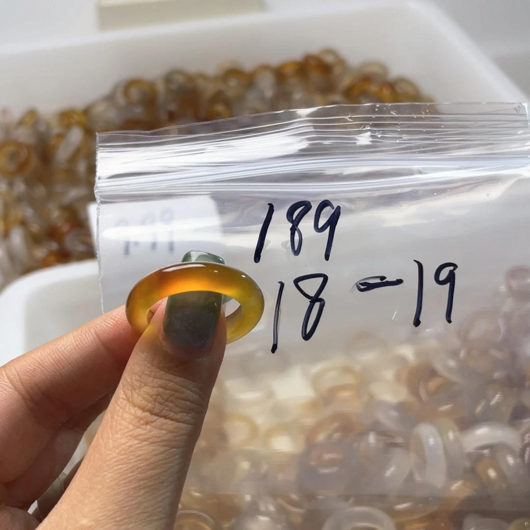 玛瑙/玉髓戒指合金189