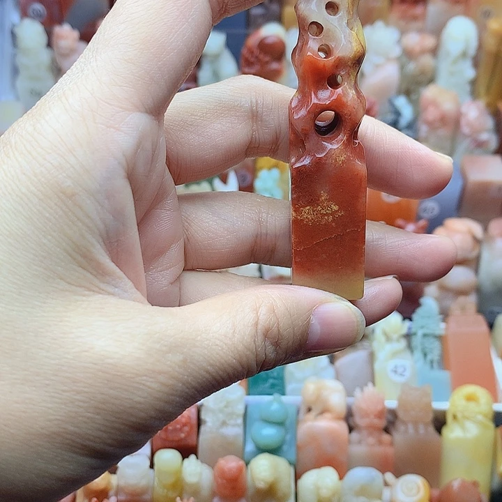 掌***人昌化石印石名章定制