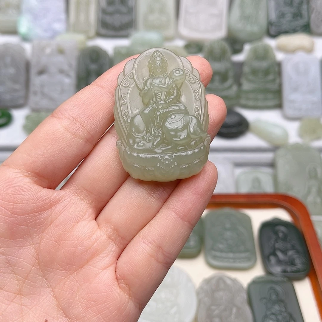 和田玉颈饰未镶嵌꧁****