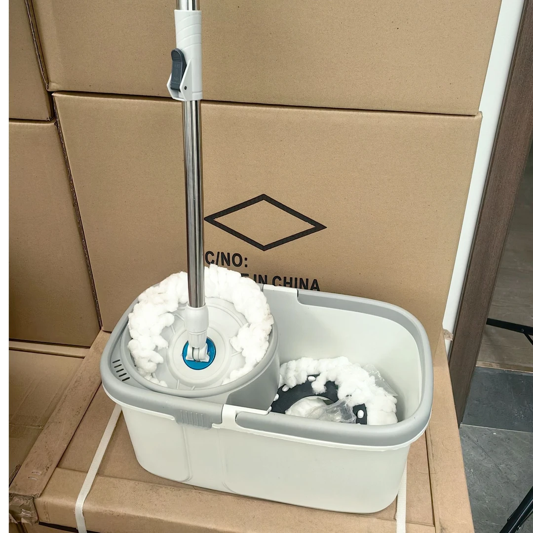 免手洗手动手压驱动旋转拖把