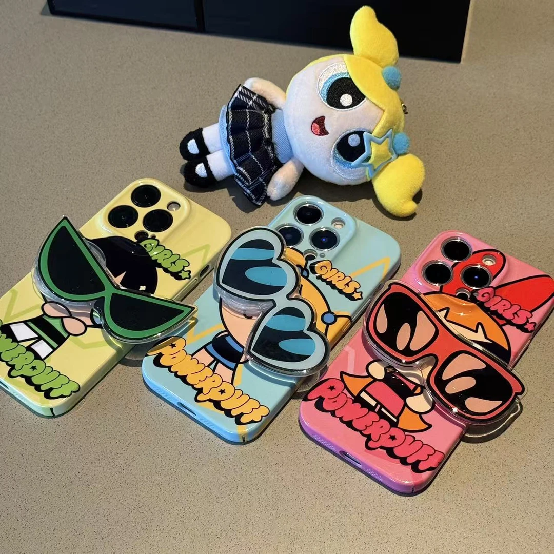 SMBLCE飞天女警墨镜支架适用苹果17菲林16手机壳华为vivo小米oppo