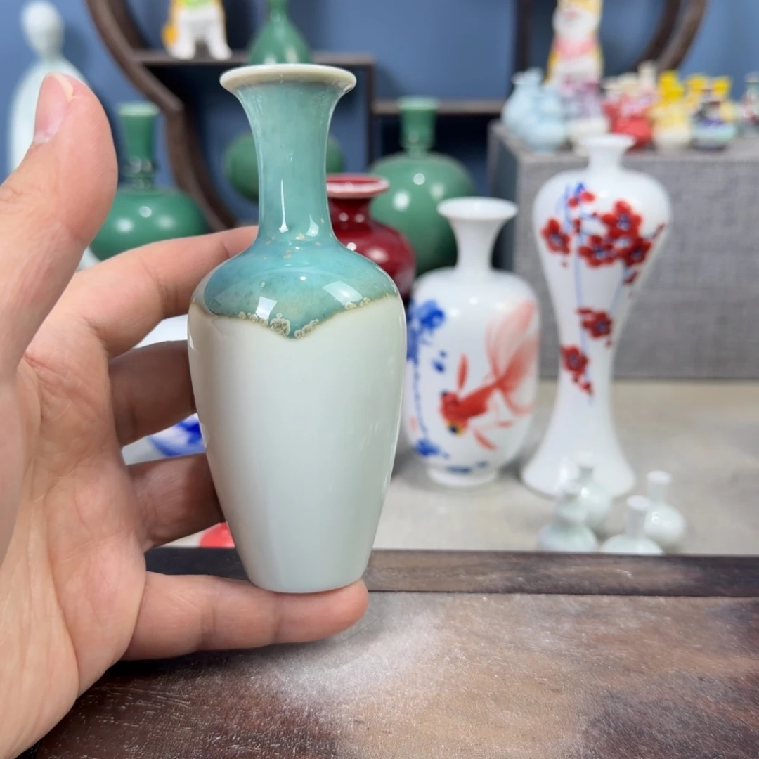 陶瓷手工小花器摆件