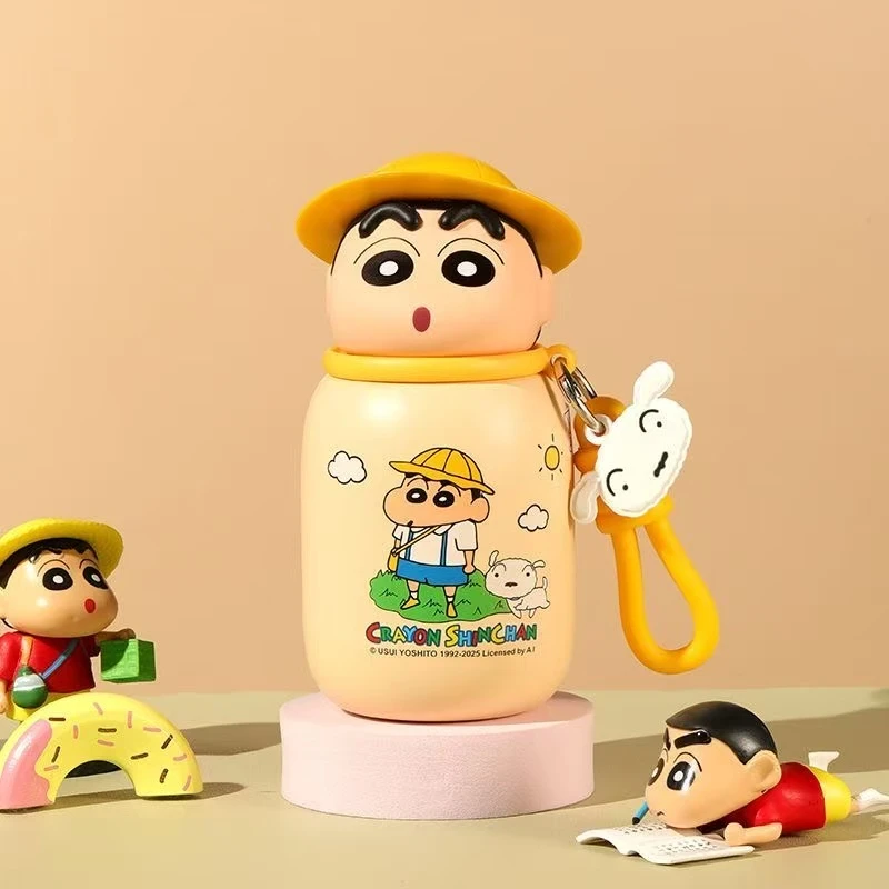 【正版蜡笔小新】新迷你保温杯316食品级儿童水杯便携高颜值杯子