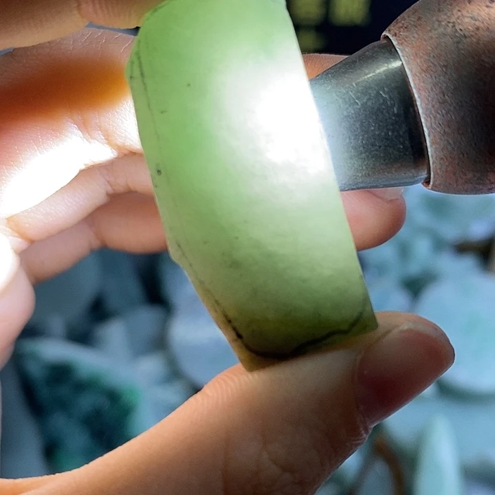 翡翠裸石纯天然翡翠