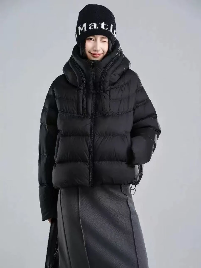 安朵拉短款时尚韩版羽绒服