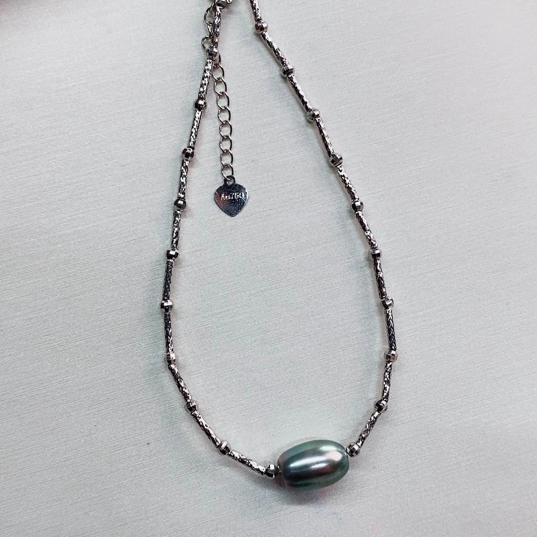 18K金镶嵌手串海水珍珠ke shi