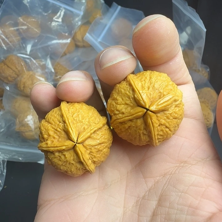 文玩核桃把件3号小四喜32尺