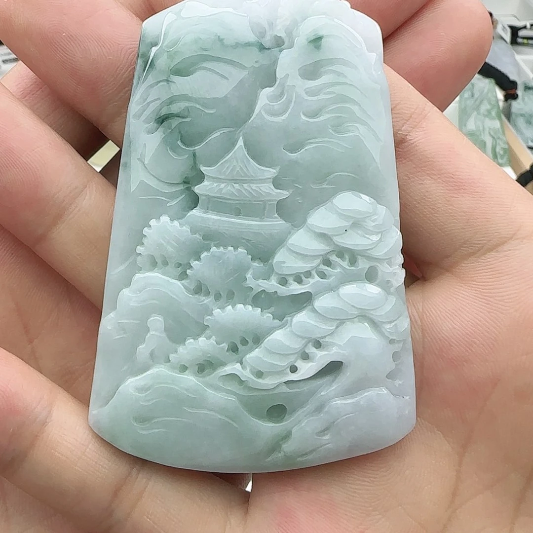 翡翠未镶嵌颈饰翡翠