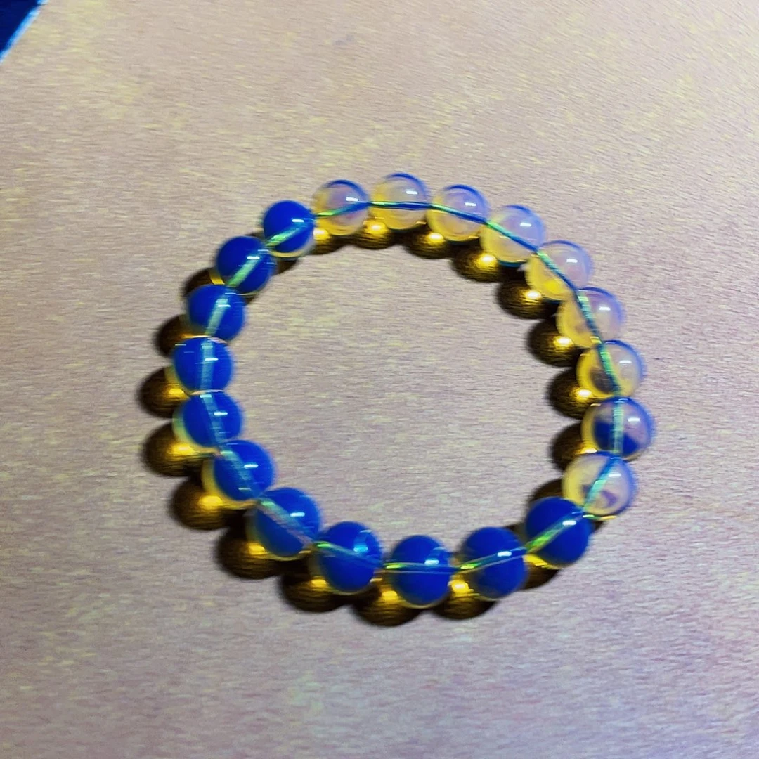 未镶嵌蓝珀裸石8手串
