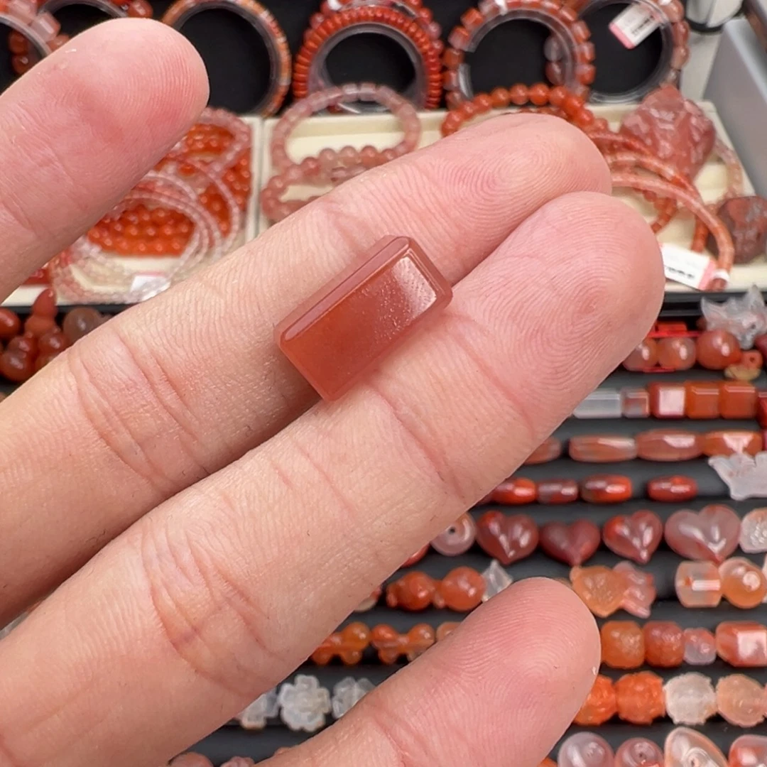 南红玛瑙未镶嵌颈饰长条