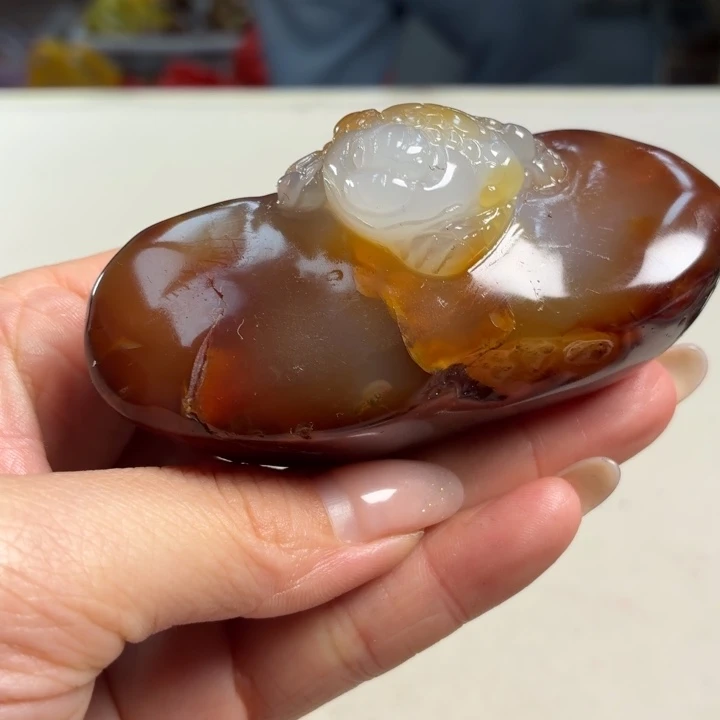 玛瑙/玉髓未镶嵌吊坠(不含链)