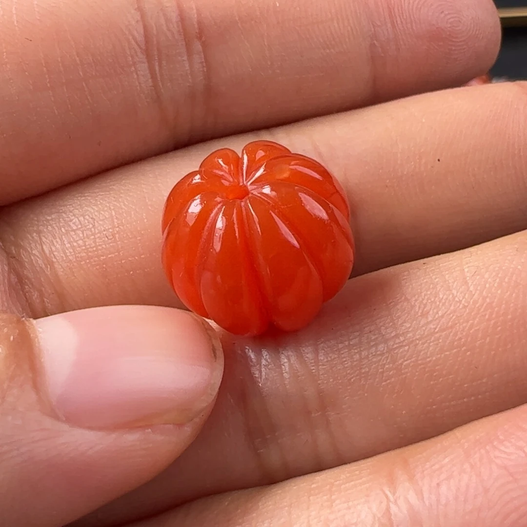 未镶嵌瓜珠南红玛瑙