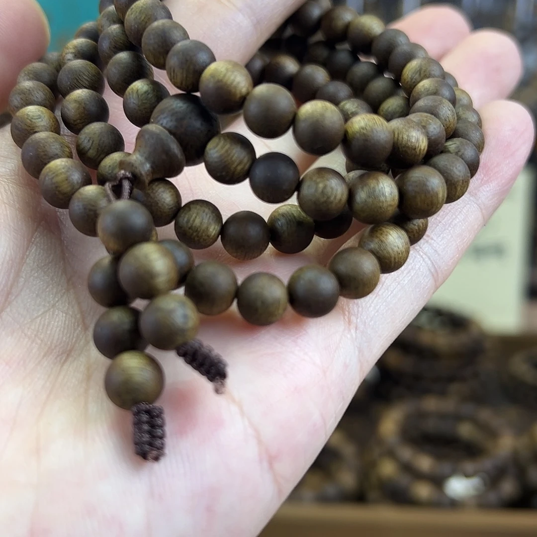 沉香香囊沉香07圆珠多圈20克