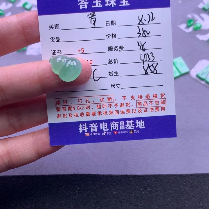 颈饰未镶嵌翡翠童*荟