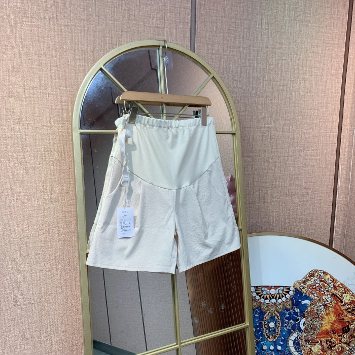OO113孕妇杏色短裤M120L130XXL150