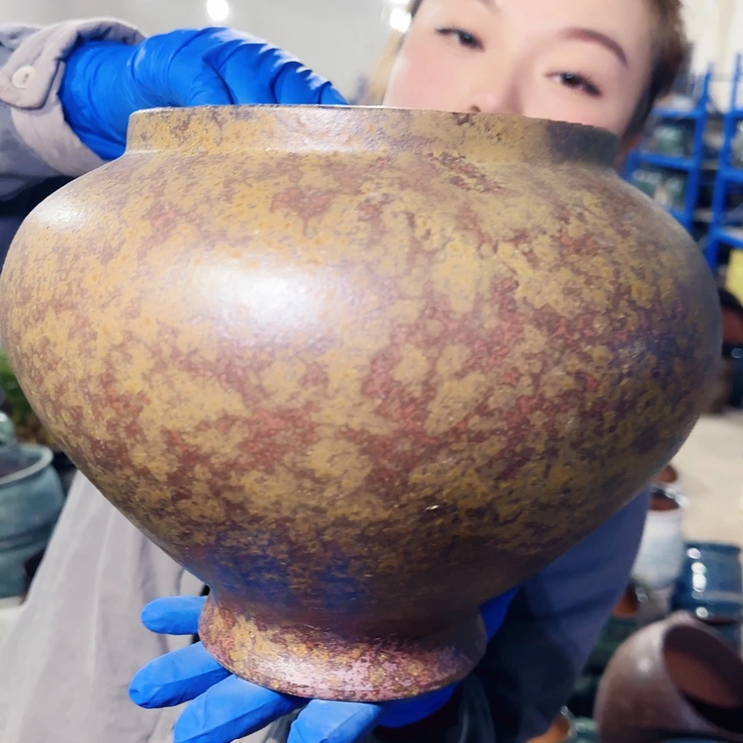 花盆紫砂高21口17