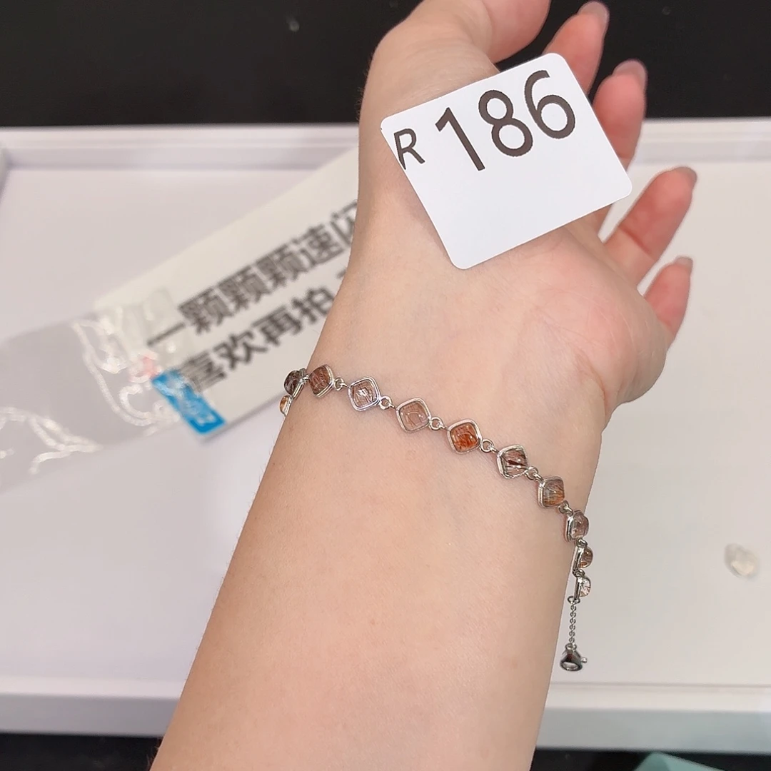 银S925镶嵌珠宝半成品水晶